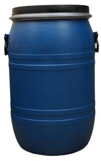 Round Non Polished HDPE Blue Drum 50L, For Domestic, Industrial, Pattern : Plain