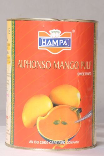 Hampa Alphanso Mango Pulp, Feature : Highly Nutritious, Healthy, Sweet