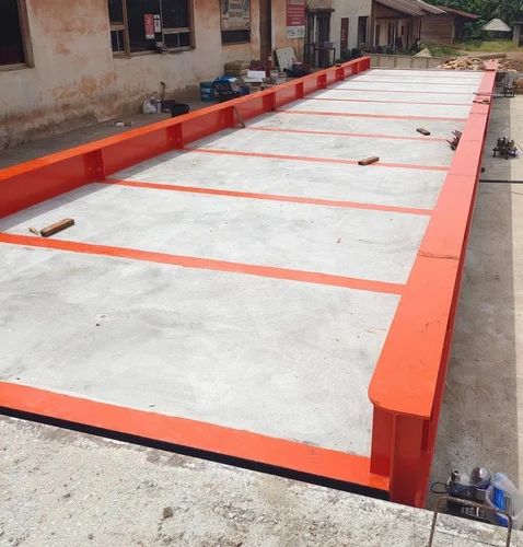 440v 80 Tonnes MS Electronic Weighbridge, For Industrial, Size : 12x3 Mtr (lxw)