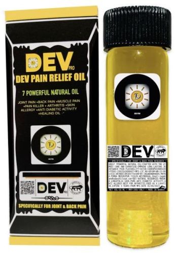 DEV PRO Joint Pain Relief Oil, Packaging Size : 30ml