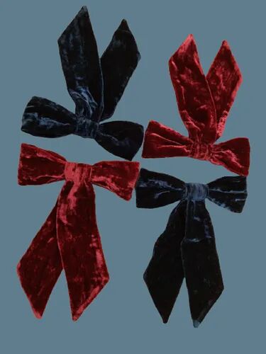 Plain Velvet Hair Bows