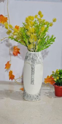 Ceramic Printed Face Shape Flower Pot, For Outdoor Decoration, Plantation, Style : Modern