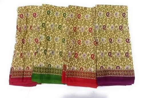 Formal Wear Printed Nauvari Cotton Saree, Saree Length : 6.5 Meter