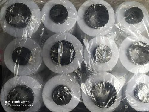 White Dyed Cotton Face Mask Stitching Thread, Packaging Type : Carton