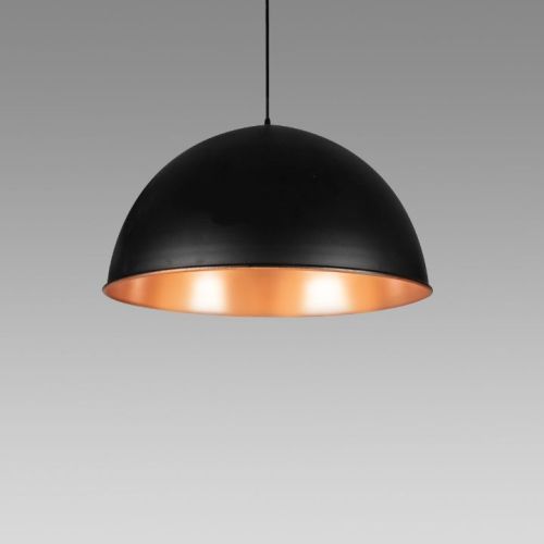 Round Iron AL2052 Black Pendant Light