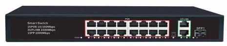 Black Rectengular ABS POE Switches, For Home, Office