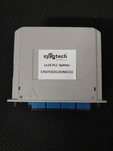 Grey Fiber Syrotech 1x16 Cassette Splitter, For Industrial, Feature : Easy To Connect, Proper Working