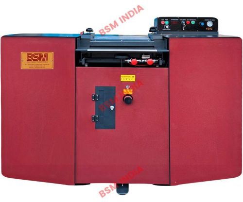Bsm India Mild Steel Band Knife Splitting Machine, Color : Red