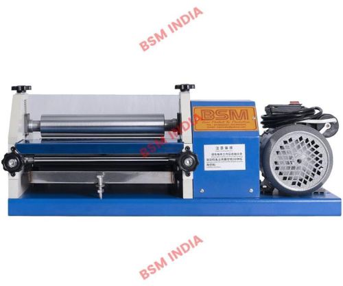 Bsm India Electric Single Roller Glue Applying Machine, Color : Blue
