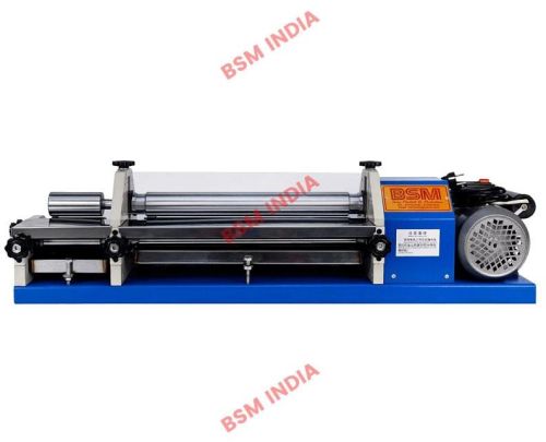 Electric Semi Automatic Latex Glue Pasting Machine, Color : Blue