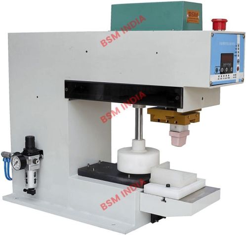 Bsm India Automatic Pneumatic Pad Printing Machine, Color : Grey