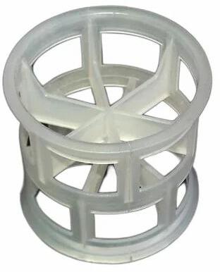 White Round PP Plastic Pall Ring