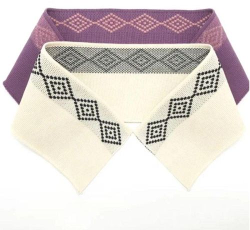 Printed Rib Polyester Knit Collar and Cuffs Fabric for Making Cloth
