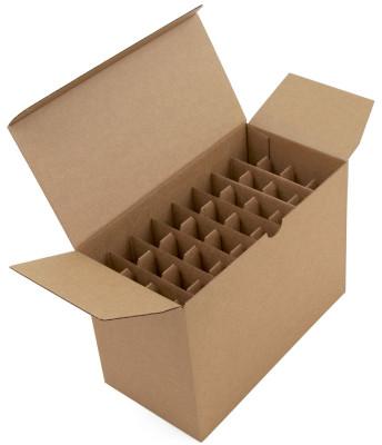 Brown Square Custom Medicinal Tube Corrugated Box, For Packing, Size : Multisizes