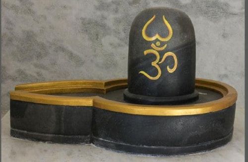 Black Marble Shivling, For Gifting, Temples
