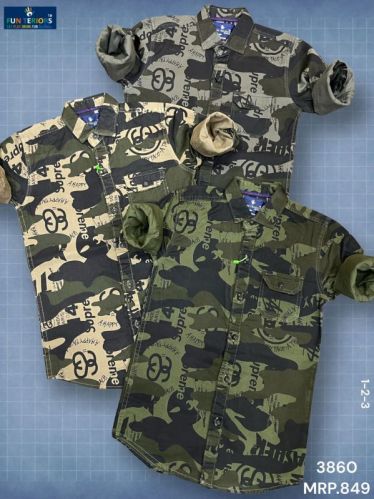 Cotton Mens Printed Shirts, Technics : Machine Made