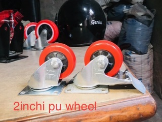 2 Inch PU Trolley Wheel, Feature : Light Weight, Preiium Quality