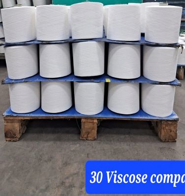Ne 30 Viscose Compact Ring Spun Yarn
