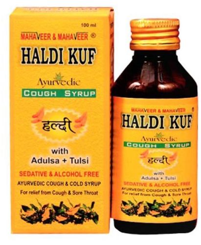 100 Ml Haldikuf Ayurvedic Cough Syrup, Sealing Type : Double Seal