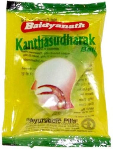 Tablets Baidyanath Kanth Sudharak Vati Pills, For Clinical, Personal, Purity : 99%