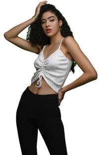 MEEAMI FASHION Plain Ladies Knitted White Top, Occasion : Casual Wear