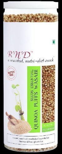 Wasabi Roasted Quinoa Puffs