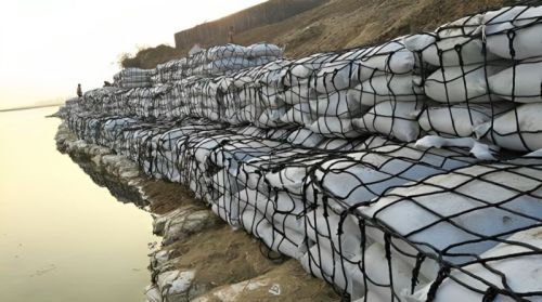 Polypropylene Gabion Net, For Box Filled With Rocks