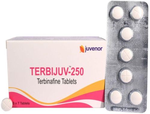 Terbijuv Terbinafine 250mg Tablets, Packaging Type : Box