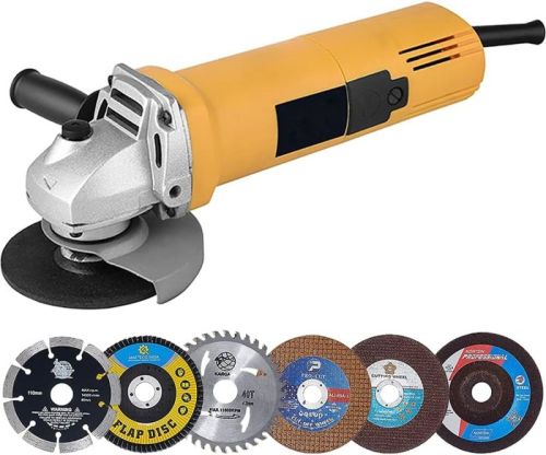 Semi Automatic Plastic Electric Angle Grinder, For Industrial Use, Color : Yellow