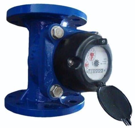 Cast Iron Battery Powder Coated Water Bulk Flow Meter, For Residential, Packaging Type : Carton Box