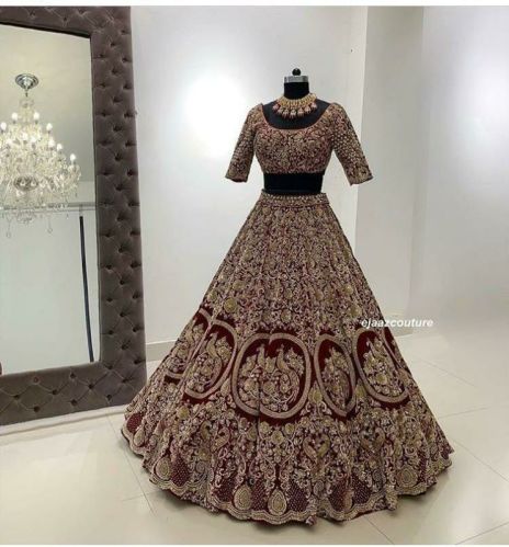 Ladies Fancy Wedding Lehenga Choli, Feature : Elegant Design, Breathable