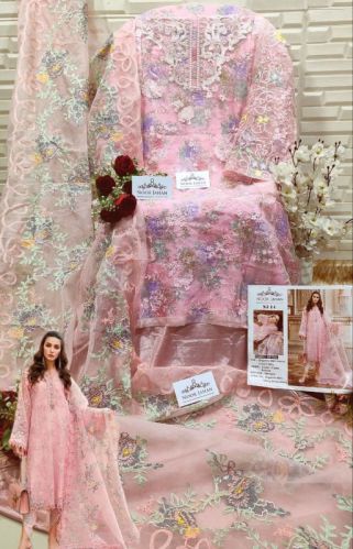 Semi Stitched Pakistani Patch Work Suit, Age Group : Adults