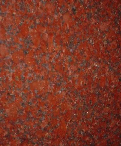 Rectangular Ruby Red Granite Slab, For Staircases, Kitchen Countertops, Flooring, Size : All Sizes