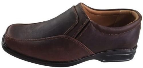 Mens Brown Casual Leather Shoes, Feature : Light Weight, Durable, Comfortable