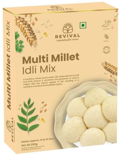 REVIVAL Multi Millet Idli Mix, Packaging Type : Box, Box