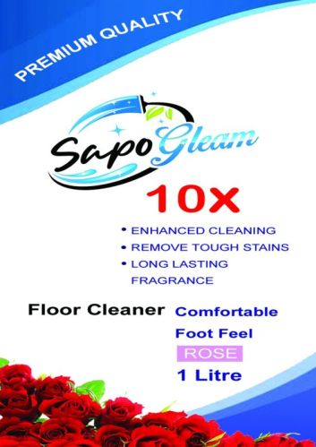 Sapogleam Floor Cleaner, Packaging Type : Plastic Bottle