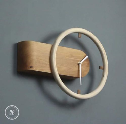 Wooden Wall Clock, For Home, Office, Decoration, Overall Dimension : 12 Inch X 12 Inch