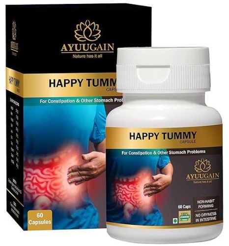 Ayuugain Happy Tummy Indigestion Acidity Relief Capsules
