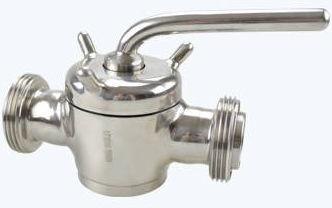 Silver Stainless Steel 2 Way Plug Valve, For Industrial, Size : All Sizes