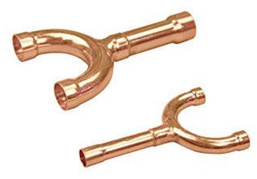 Golden Copper Y Joint, For Pipe Fitting, Feature : Rust Proof, Heat Resistance, Durable