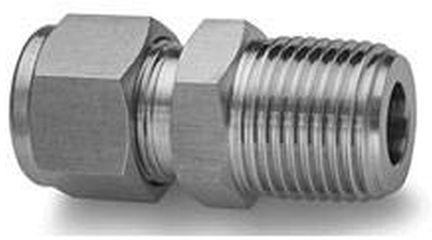 Stainless Steel Ferrule Male Connector NPT, For Pipe Fitting, Feature : Durable, High Ductility, High Tensile Strength