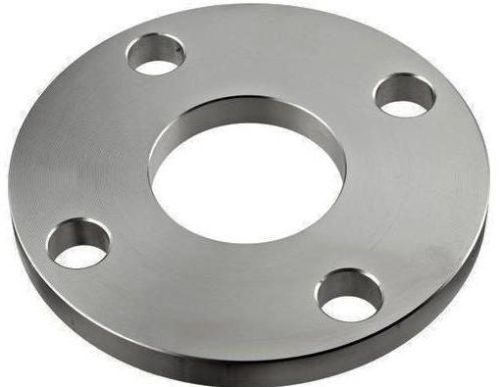 Shiny Silver Round Polished Stainless Steel Flat Flange, For Fittings, Industrial Use, Size : All Sizes