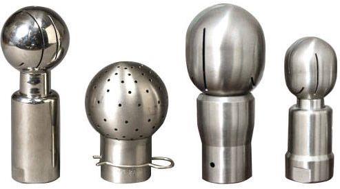 Silver Plain Stainless Steel Spray Ball Valve, For Industrial, Feature : Durable