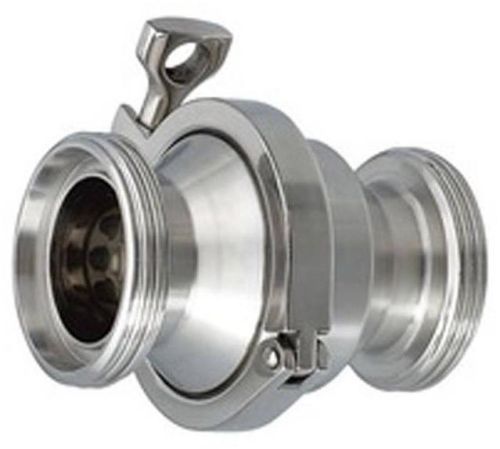 Silver Manual Polished Stainless Steel TC END NRV Valves, For Pipe Fitting, Packaging Type : Box