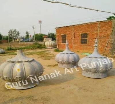 White Gurdwara Gumbad Fiber Dome, Feature : Elegant Design, Fine Finish