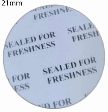 Round Plain Foam 21mm Induction Sealing Wad, For Food Packaging Industry, Size : Customised