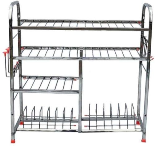 Silver Raja STAINLESS STEEL KITCHEN STAND