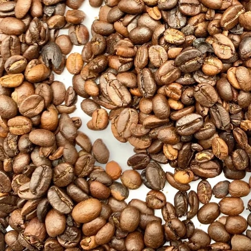 Brown Raw Roasted Coffee Beans