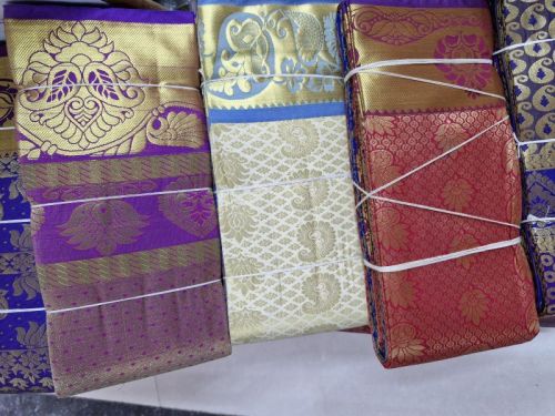 Multicolor Chikankari Silk Bridal, Saree Length : 6.3 Meter