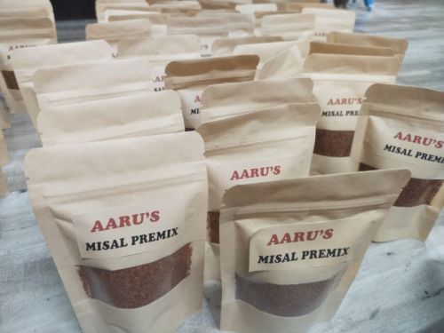 Aaru Misal Premixes, For Add Flavours Taste To Cooking, Cooking Use, Shelf Life : 9 Months